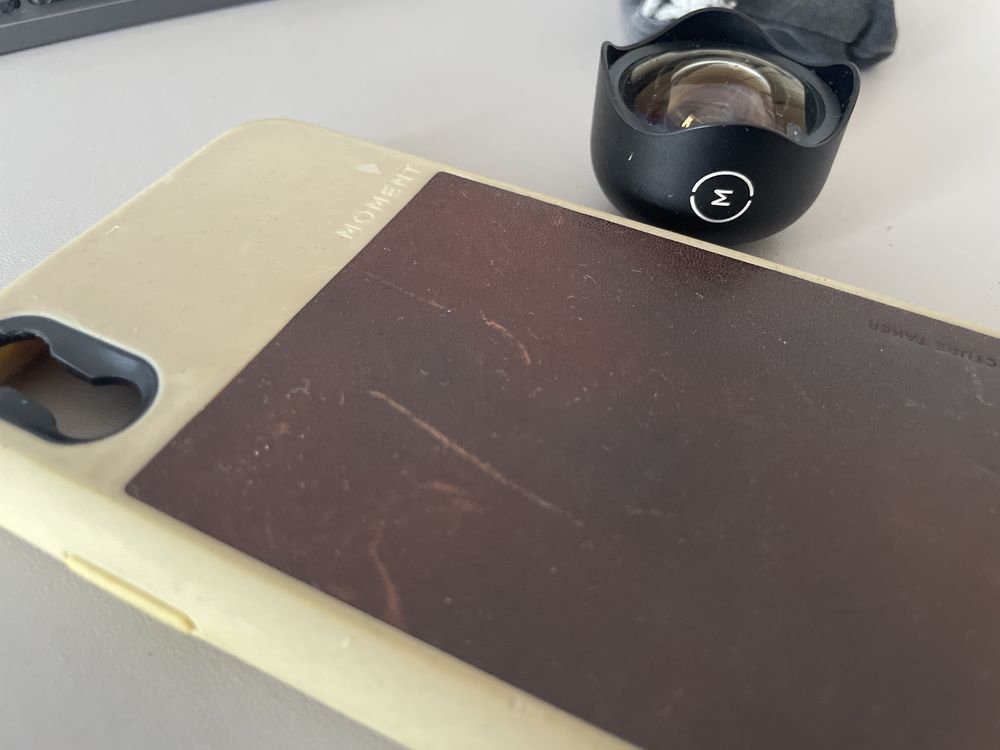 Iphone XR Moment etui z obiejtywem wide lens 18