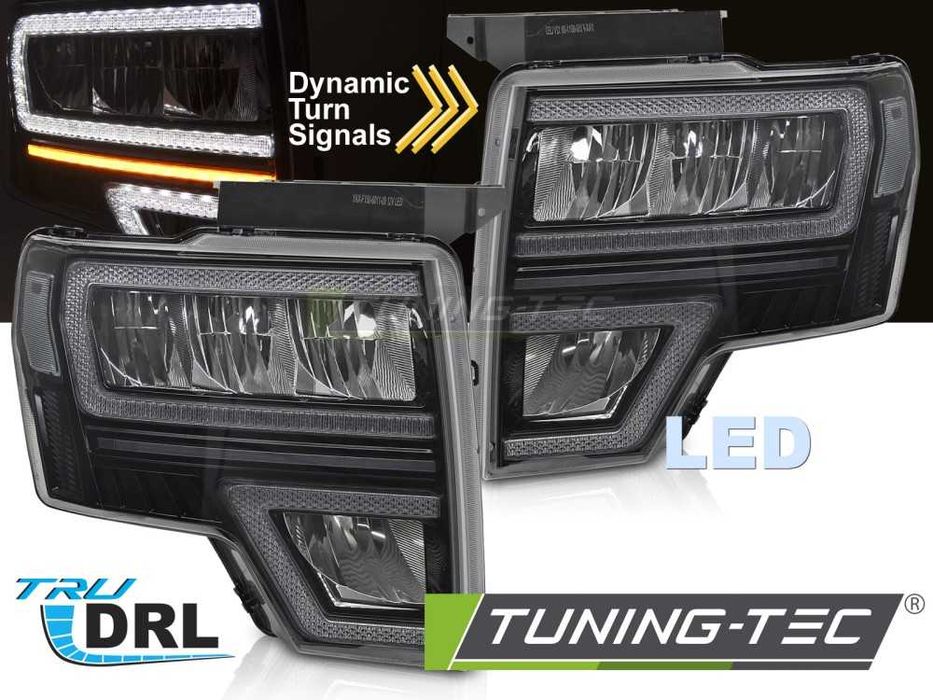 Lampy reflektory przednie przód FORD F150 MK12 r.08-14 Full LED Neon