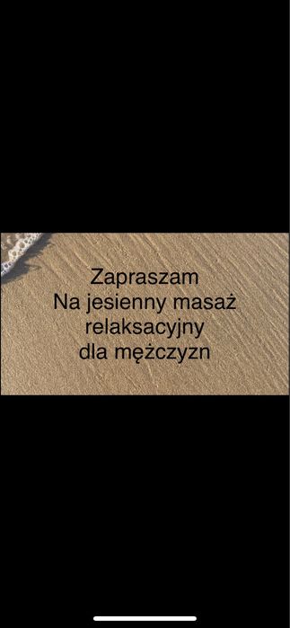 Zapraszam na wyjątkowe masaże