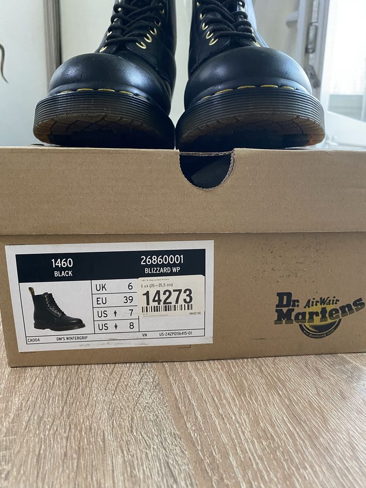 Dr. Martens 1460 Wintergrip Black Snowplow