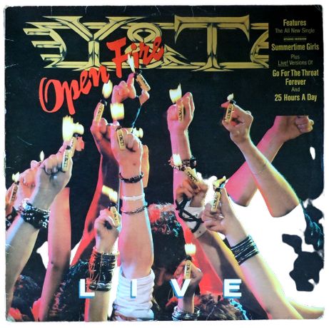 Пластинка Y & T ‎– Open Fire 1985
