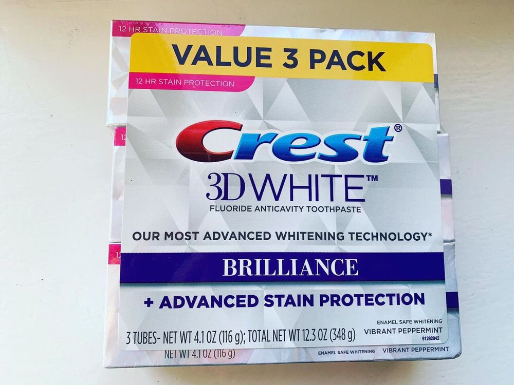 Американская зубная паста Crest 3D White Brilliance 110gr
