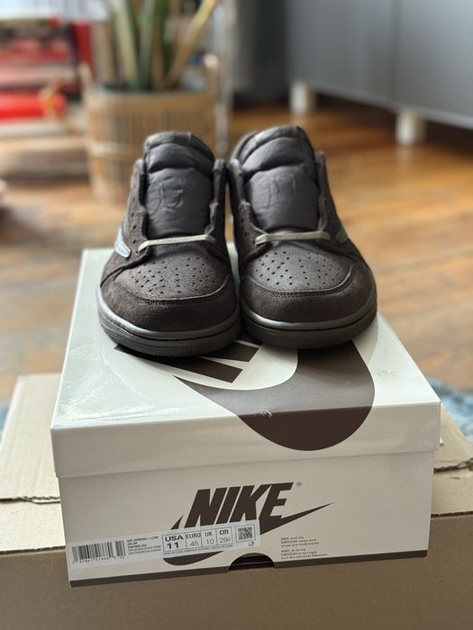 Nike Travis Scott Velvet Brown 45 Jordan 1 Retro Low