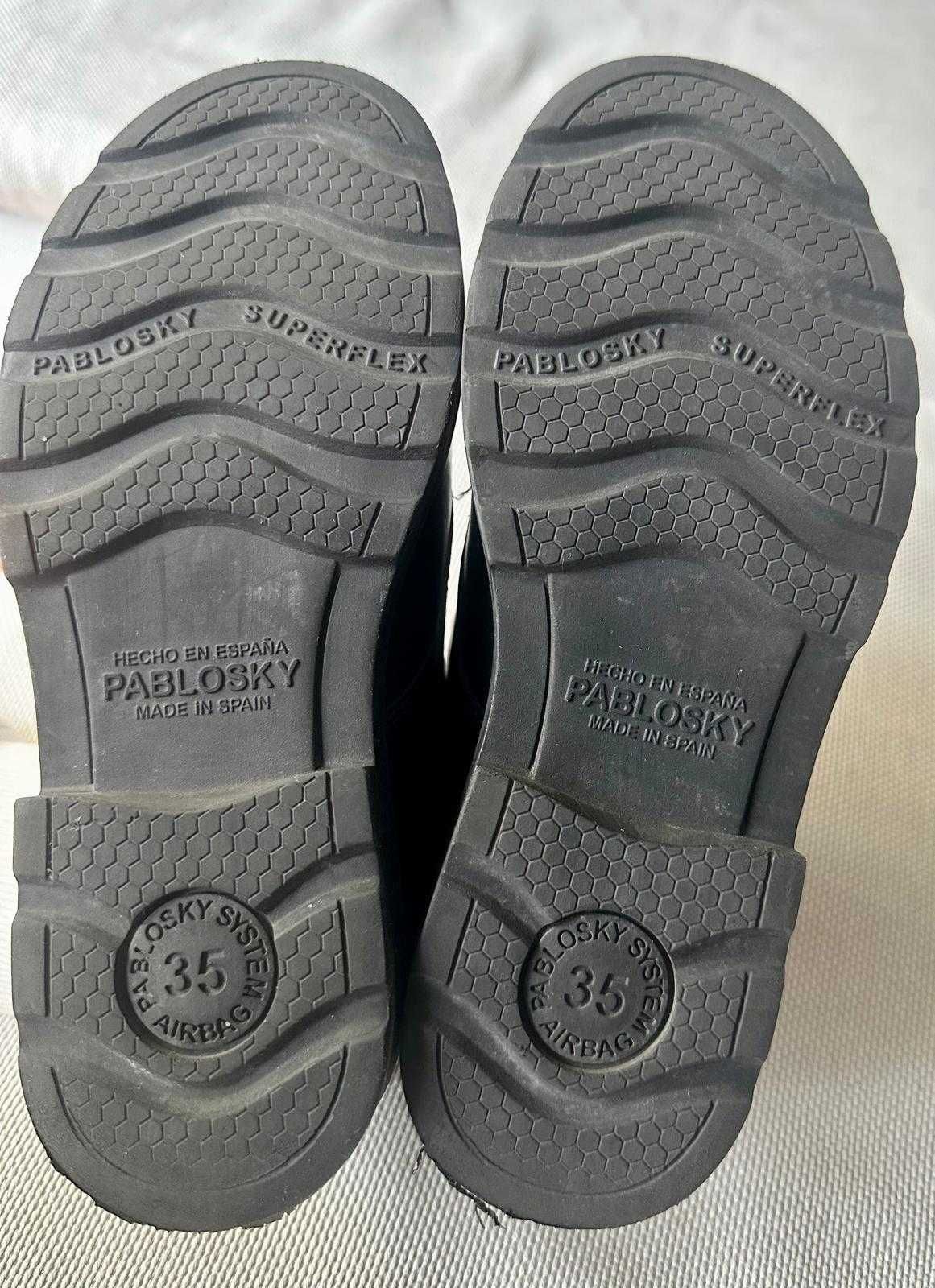 Sapatos pretos rapaz - PABLOSKY