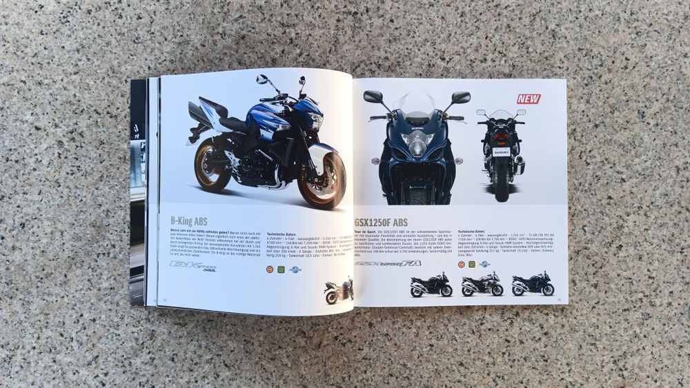 SUZUKI Hayabusa B-King Intruder i inne Program modeli 2010 Prospekt