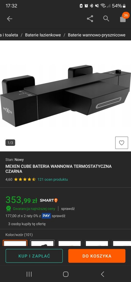 Bateria termostatyczna