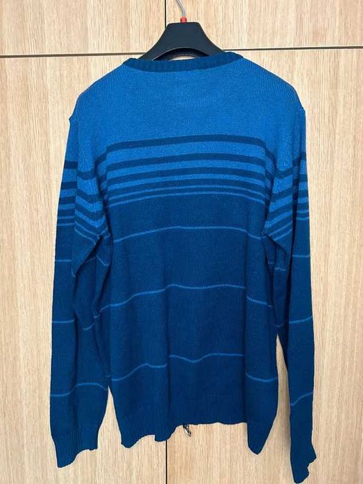 Sweter męski XXL jesienny zimowy autumn ciepły TXM fashion blue TXM