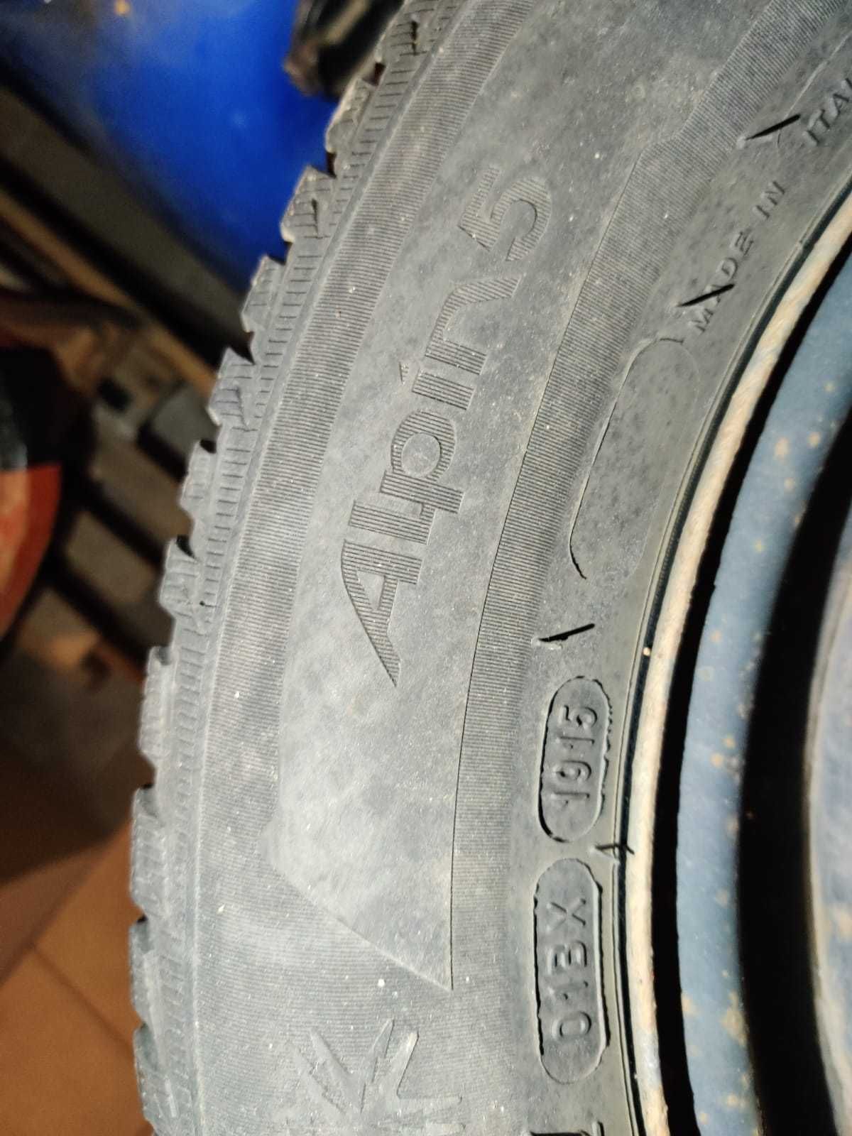 opony zimowe na felgach Michelin Alpin 5 205/60/15 koła