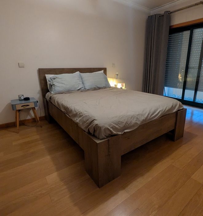 Cama madeira 140x200