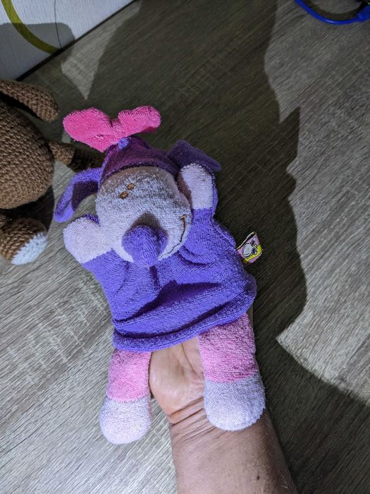 Лялька на пальці тканина