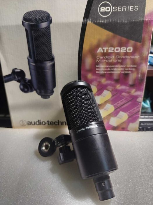 Audio Technica AT2020 Мікрофон студія звукозапису демо микрофон студия