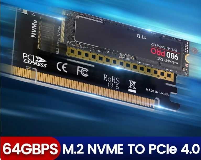 Adaptador SSD PCIE X16