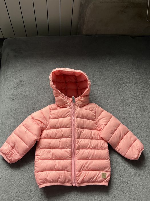 Różowa kurtka niemowlęca pikowana Smyk r.74