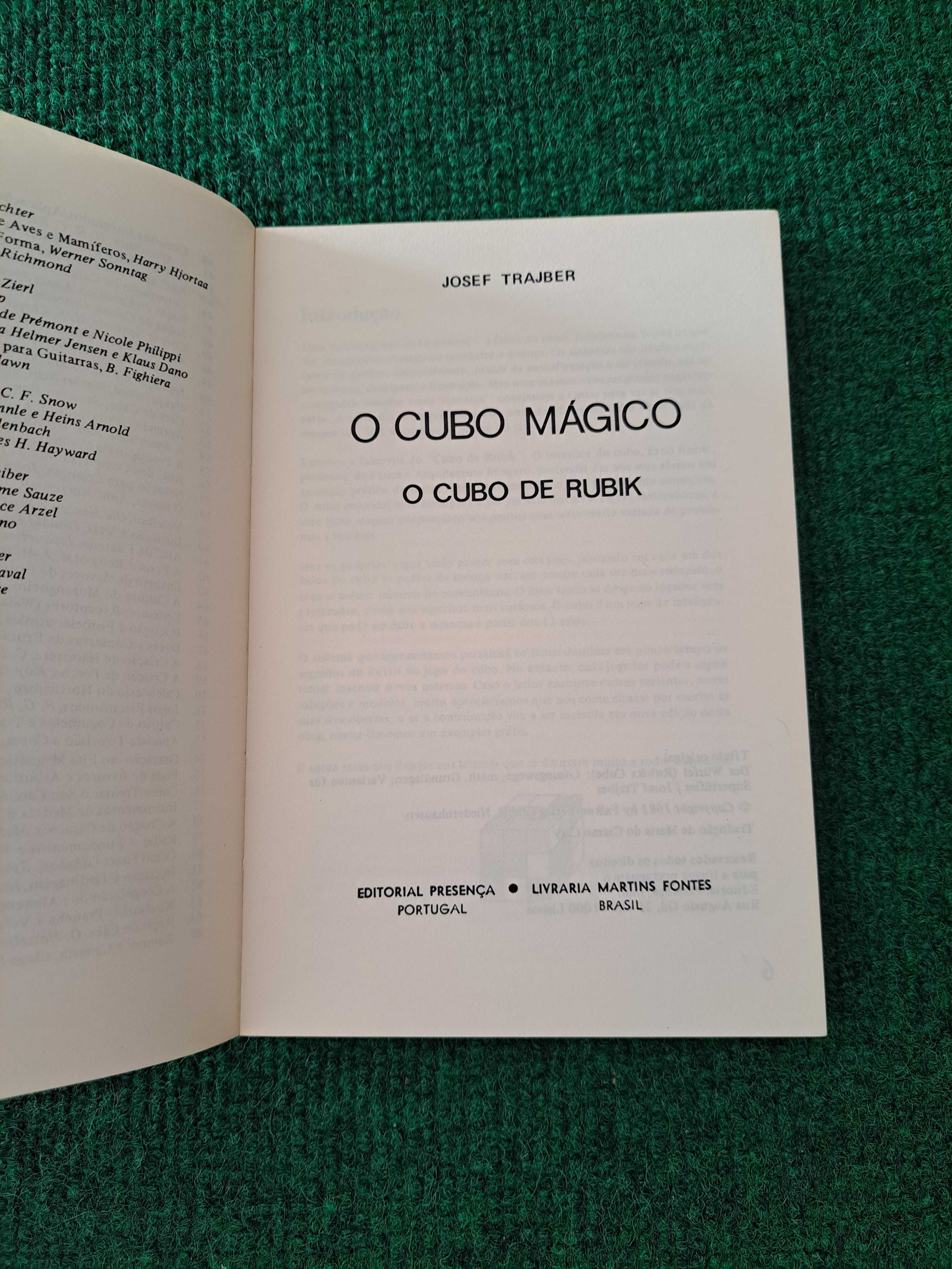 O Cubo Mágico - O Cubo de Rubik - Josef Trajber