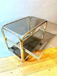 Mobilny barek, stolik, pomocnik wysuwany blat Space Age Vintage, 70's
