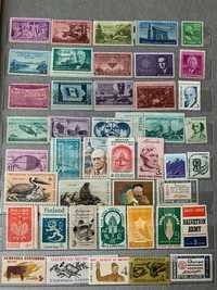 Негашені поштові марки США 1950-1980