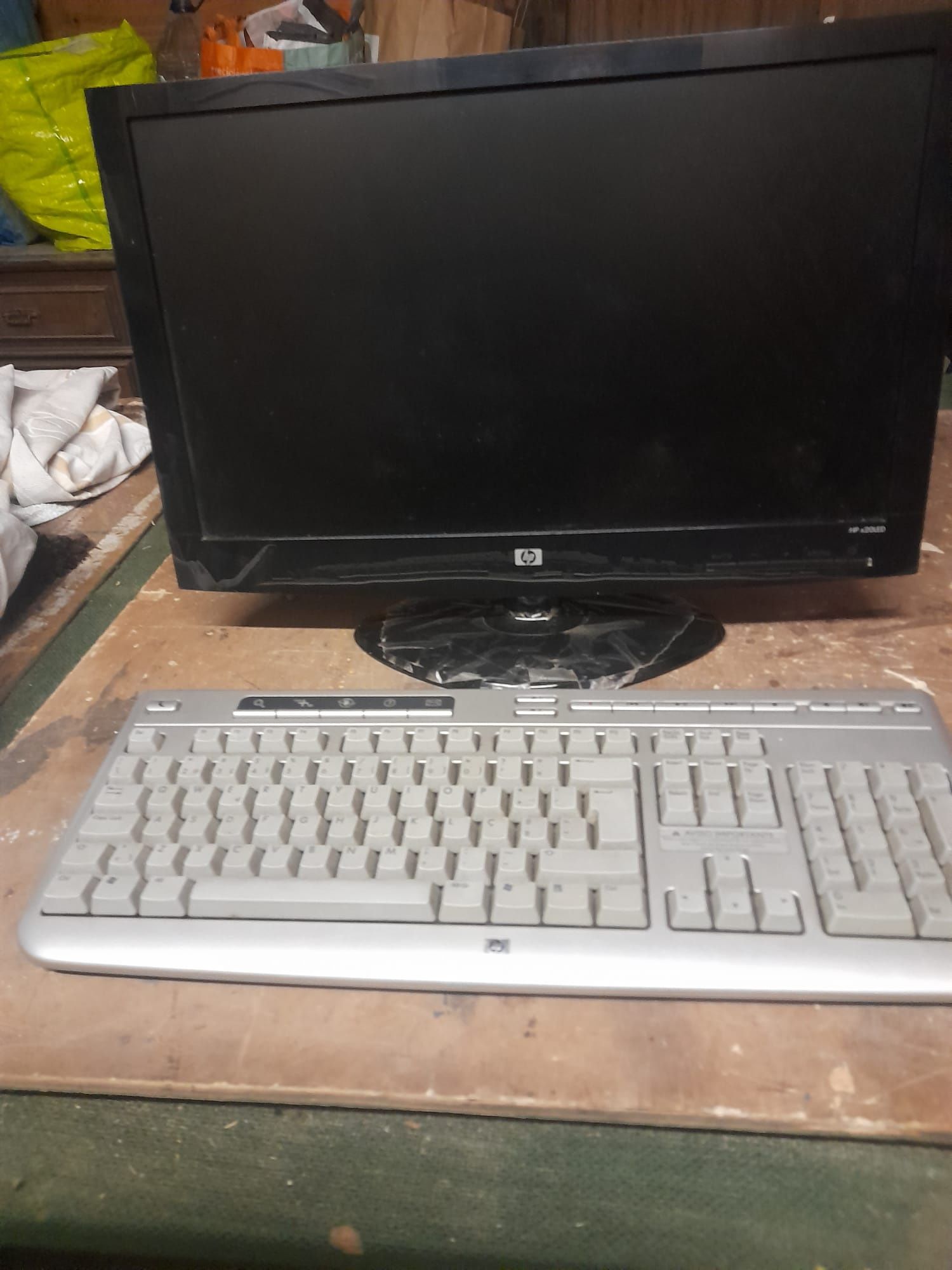 Ecrã e teclado sem fios