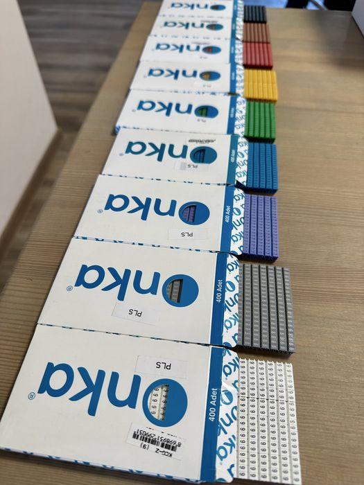 Маркування для кабелю 0,5х1,5 mm2 цифра (від 0 до 9) 400 шт/уп фото 2