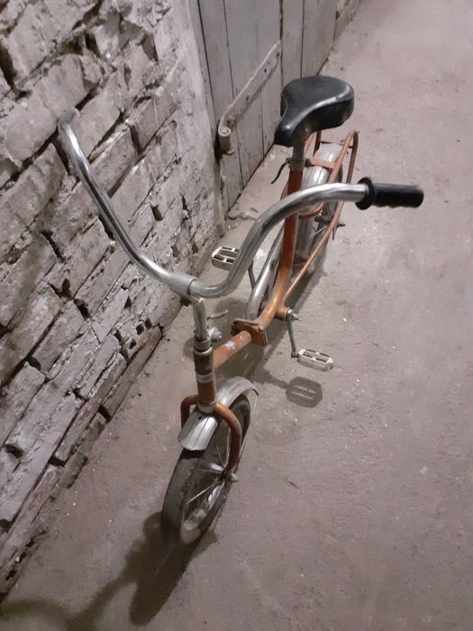 Rower dla dziecka czasy PRL.
