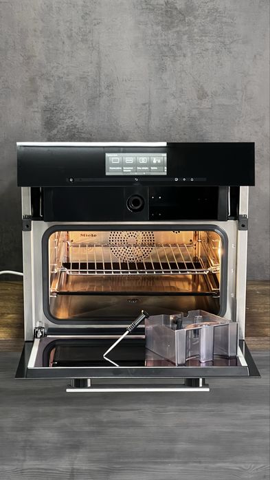 LUX! 2в1 Miele духовой шкаф + пароварка DGC 6805 OBSW