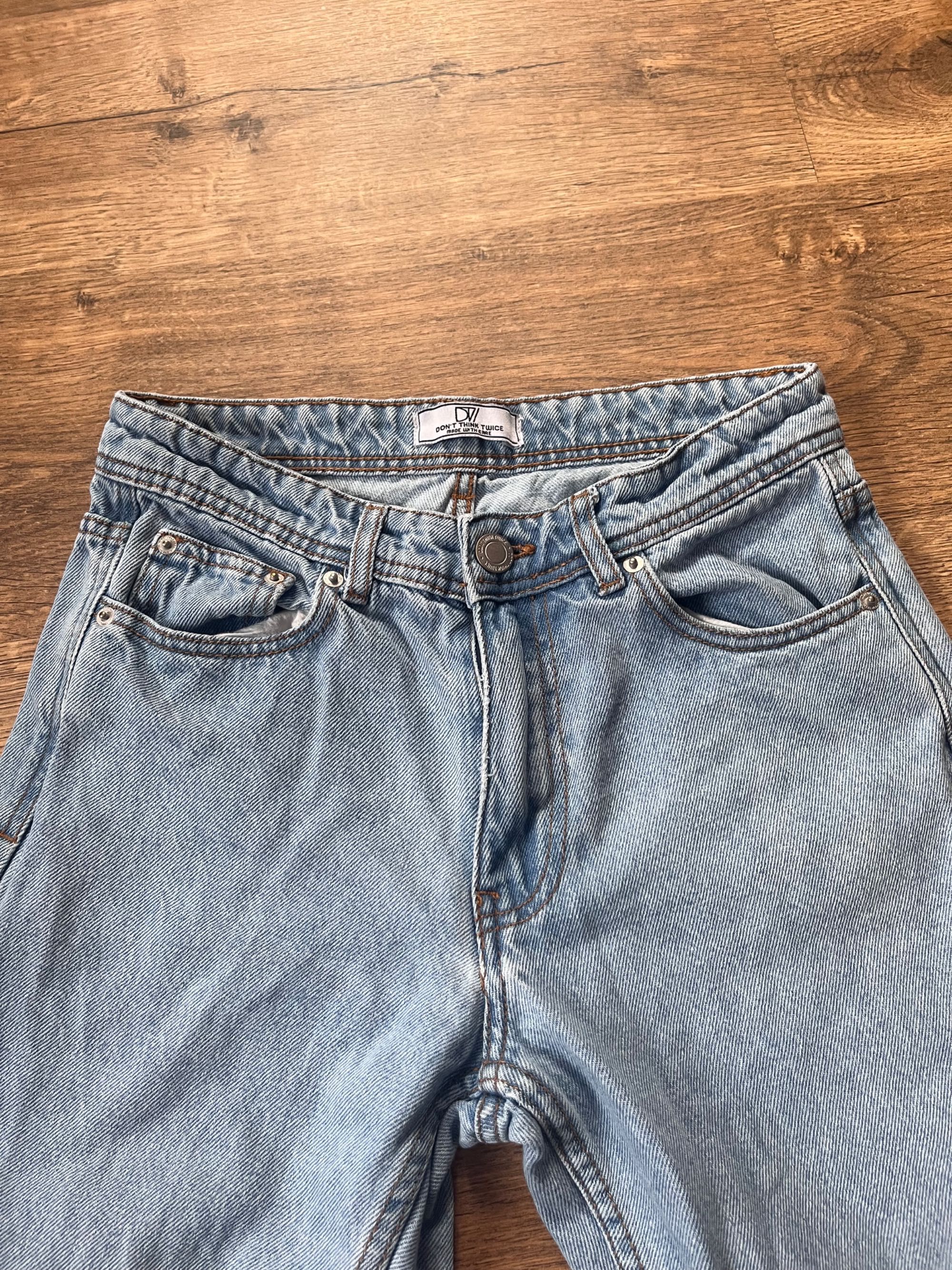 Spodnie mom fit 100% bawełna