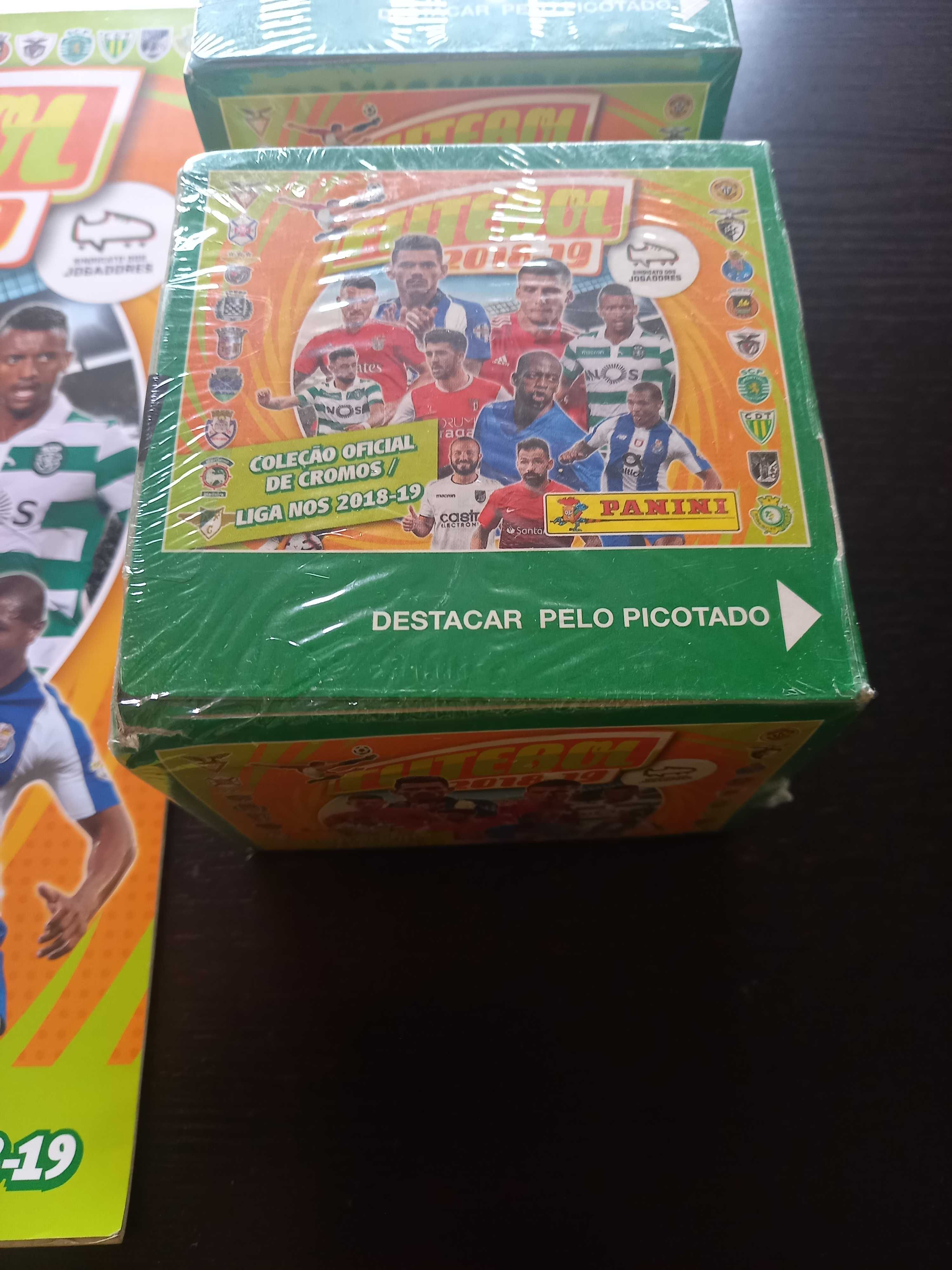 2 caixas seladas de cromos Liga Nos Futebol 2018-19 da Panini