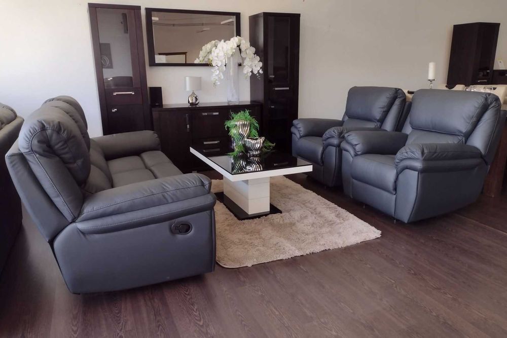 Komplet STRATOS -20% ! relaksy ! Skóra 100%! Dostępny od zaraz!