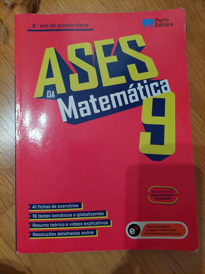 Ases da matemática 9 ano excelente estado