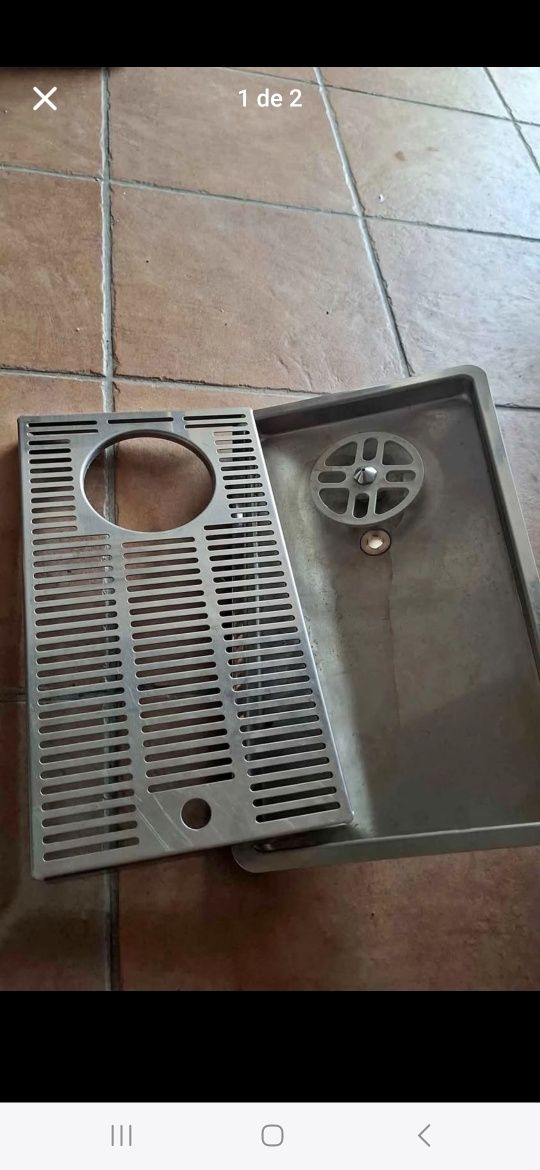 Bandeja drenagem para cerveja