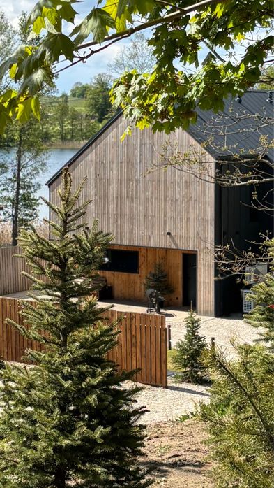 Jezioro Mazury Linia Brzegowa Basen w Salonie Jacuzzi Willa całoroczna