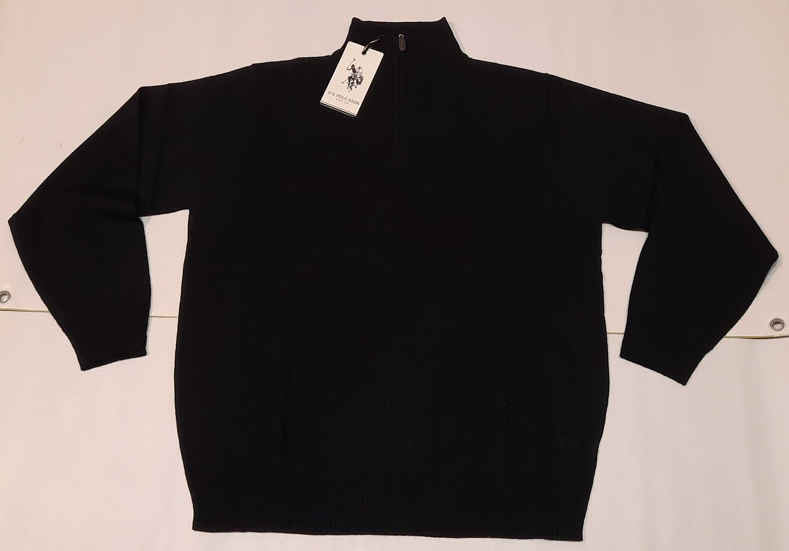 Sweter U.S. Polo Assn. roz M Wełna Merino