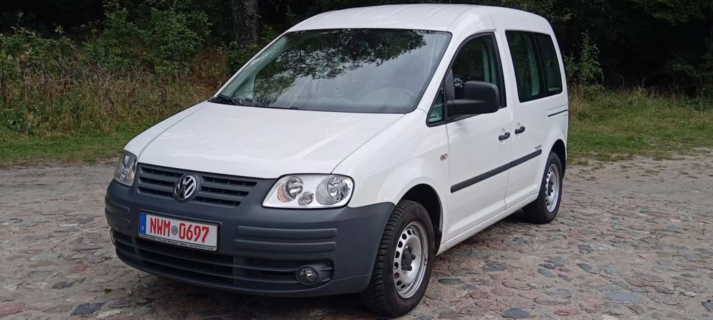 VW Caddy Life 1.4 MPI TEAM, tylko 117 tyś. km. Klimatyzacja,  2x drzwi