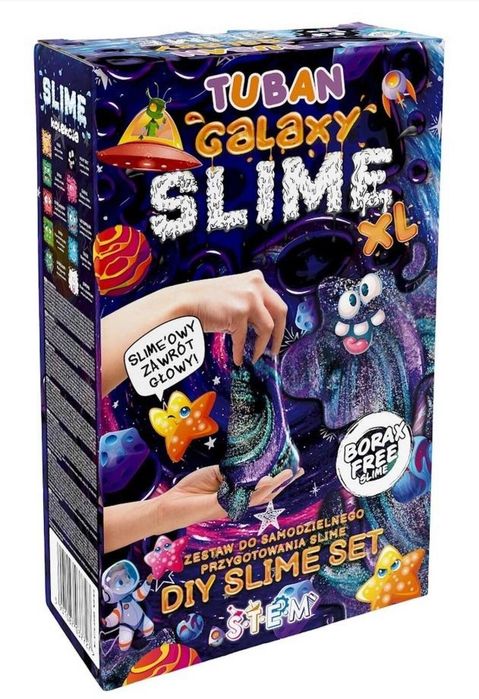 Zestaw DIY Slime - Galaxy XL TUBAN Tuban pudełko,164x268 mm