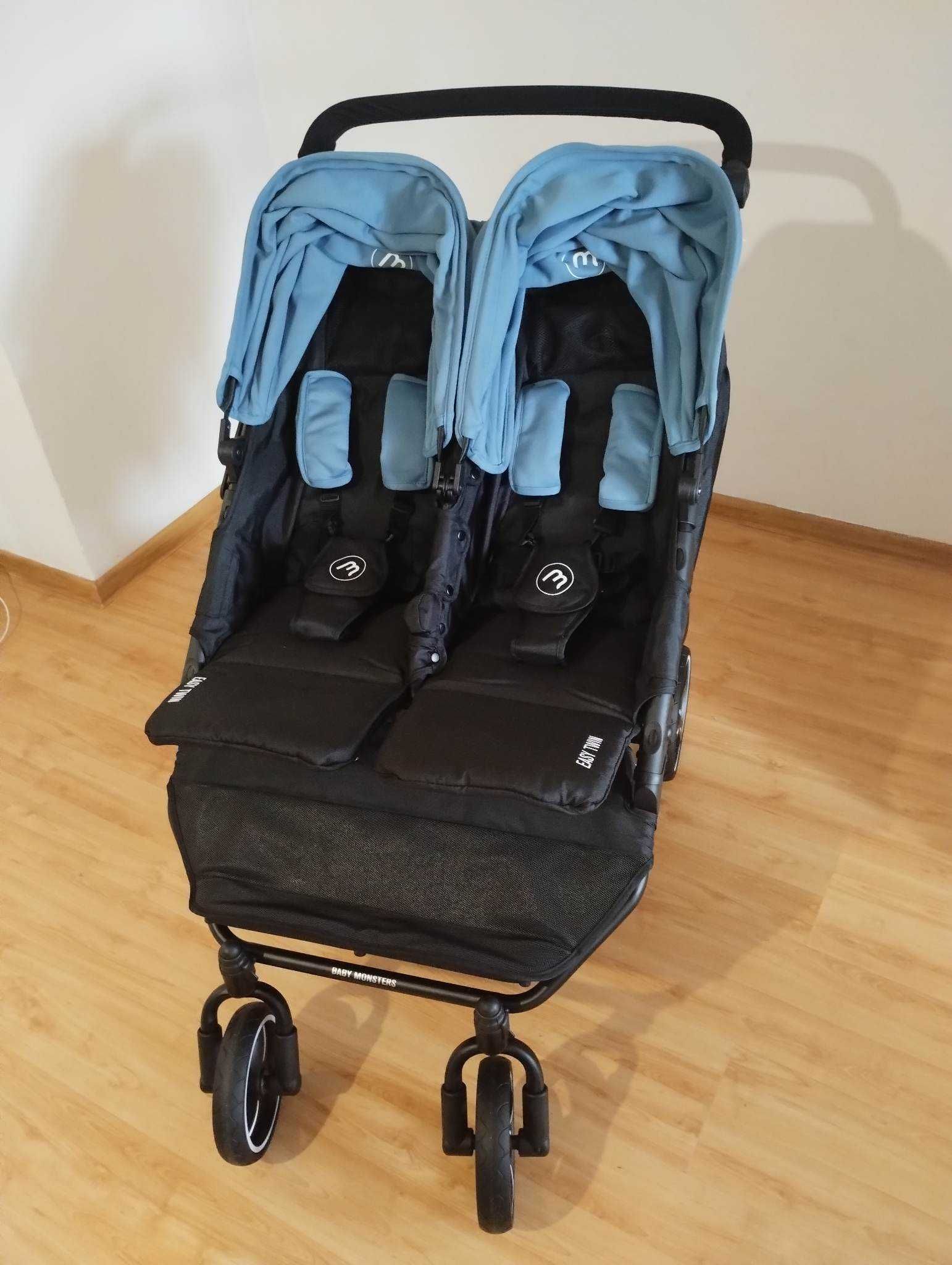 Wózek Bliźniaczy Baby Monsters Easy Twin 3.0S LT