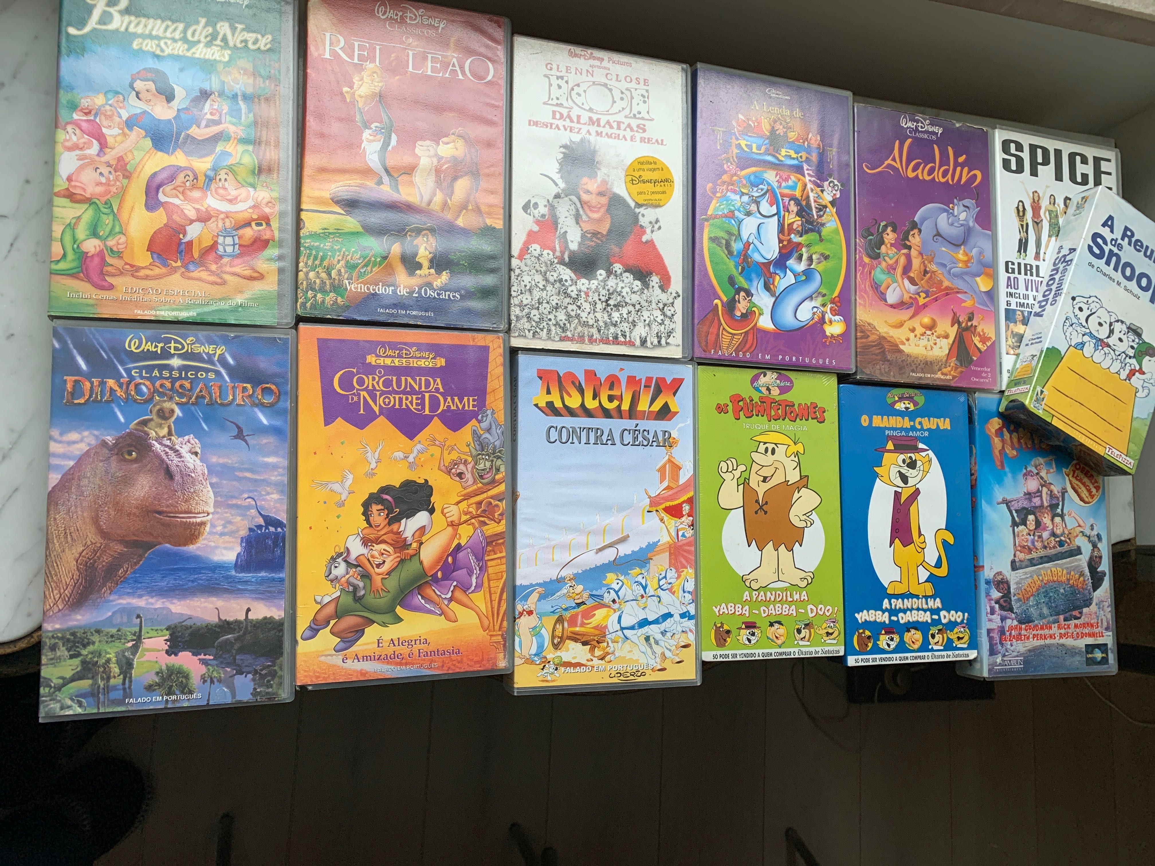 Videos VHS infantis Originais Disney