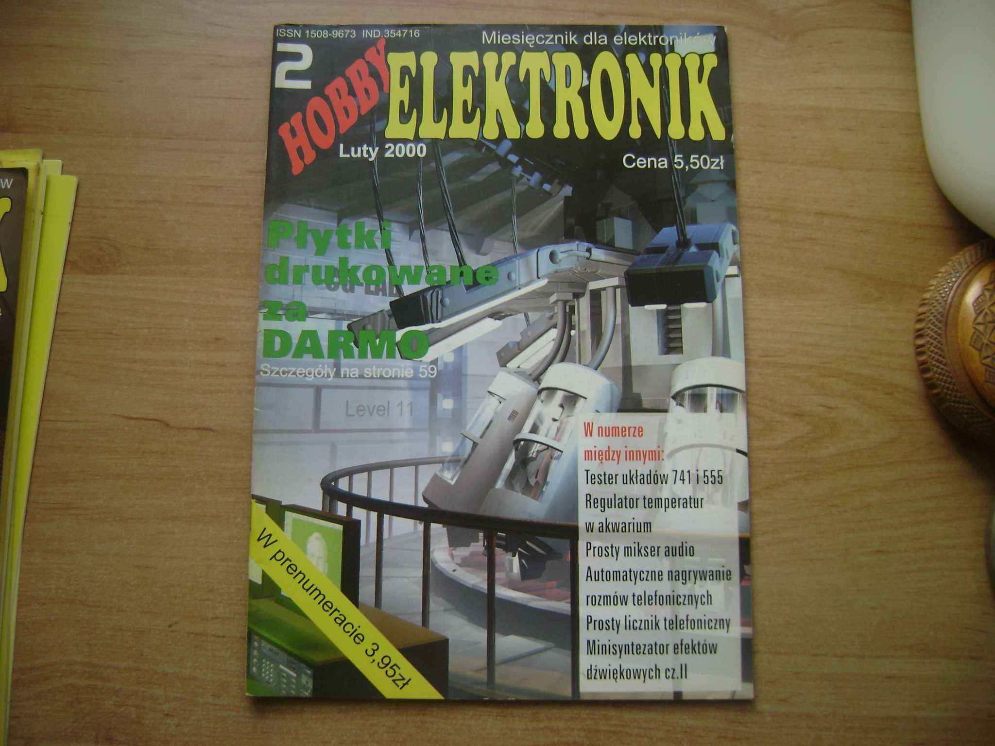 Starocie z PRL - Elektronika = Elektronik Hobby 2000 r. - 2 czasopisma