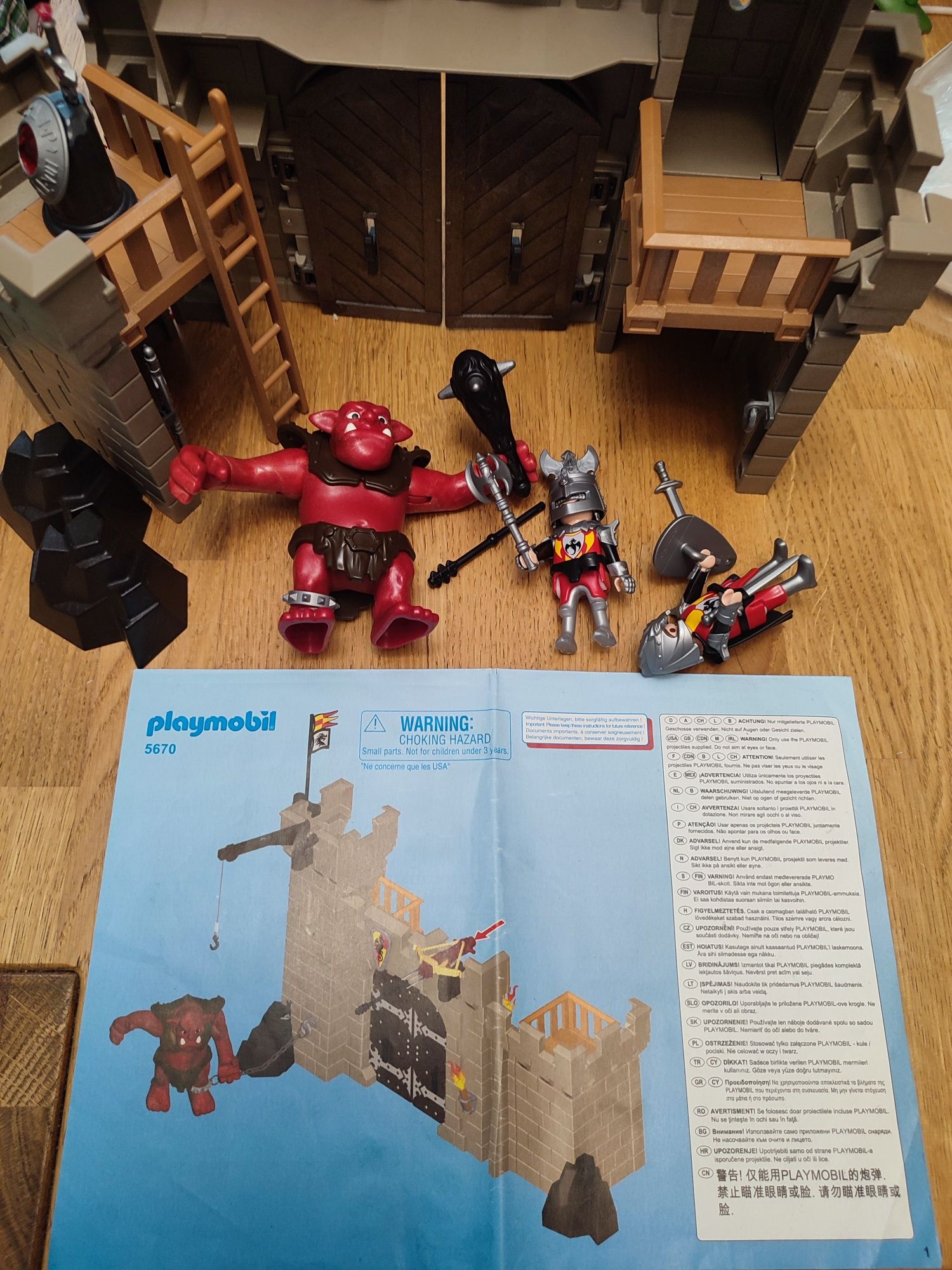Zamek brama Playmobil 5670 Troll unikat