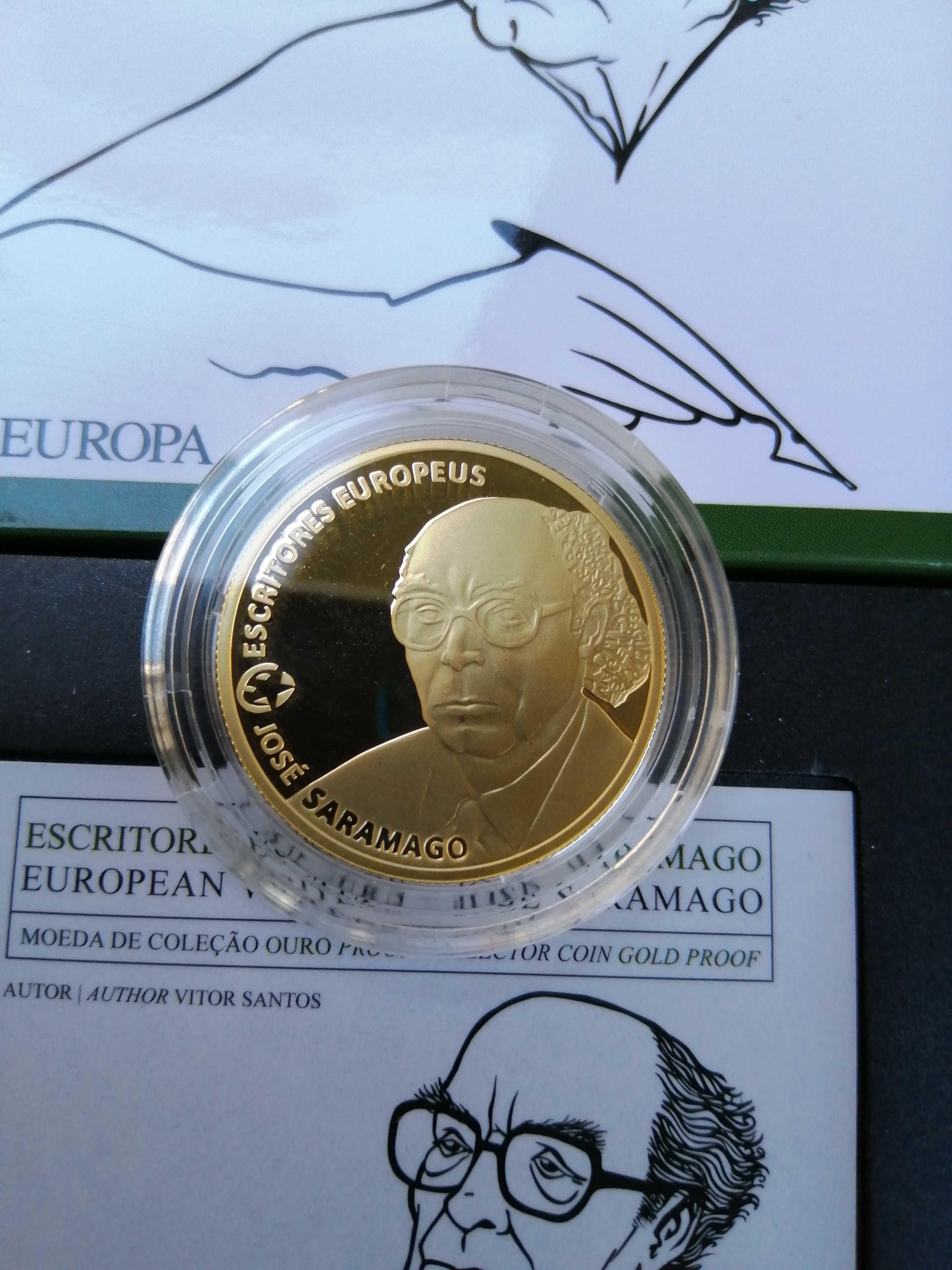 Moedas de ouro de 2,50 e 5,00 euros