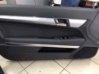 Mercedes w207 E клас купе дверні карти заднє сидіння, шкіра кожа