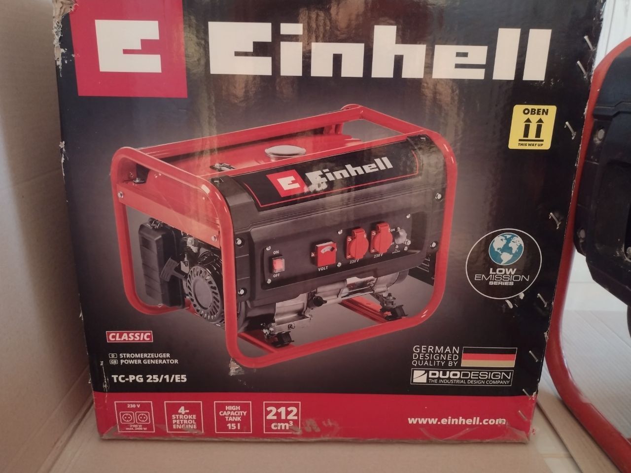 Продам бензиновый генератор Einhell