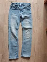 Super soft jeansy H&M r. 134 miękkie