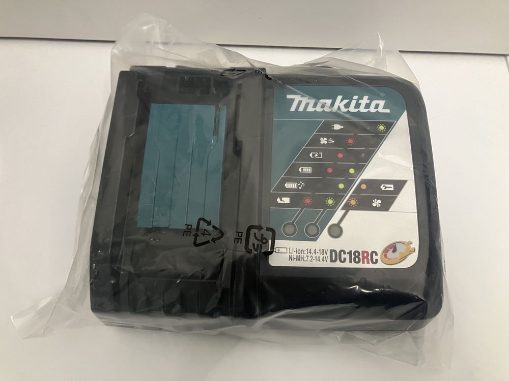 Nowa Szybka Ładowarka akumulatorów Makita DC18RC 7,2V - 18V LXT Li-Ion