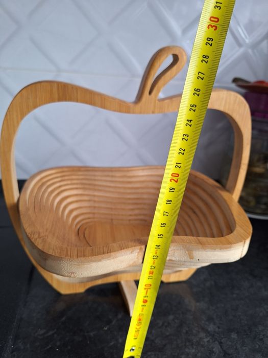 Drewniany koszyk na owoce