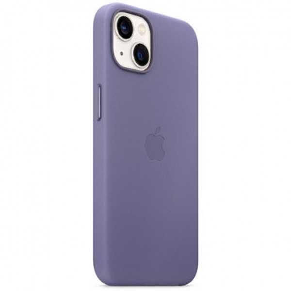 Кожаный чехол для Apple iPhone 13 mini  Light Purple Оригинал