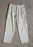 Spodnie chino vintage zakładki szerokie nogawki C&A, 50, kolor "stone"
