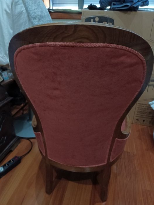 Cadeirão senhorinha  bordô