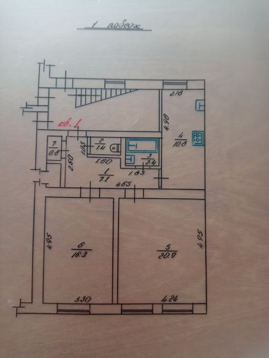 Продаж квартири . М. Великі Мости . Львівська обл.