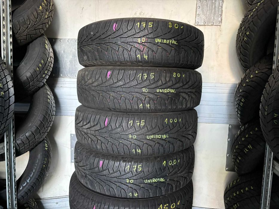 4X OPONY ZIMOWE 175/70R14 84T Uniroyal The Rain Tyre MS PLUS 77 6MM