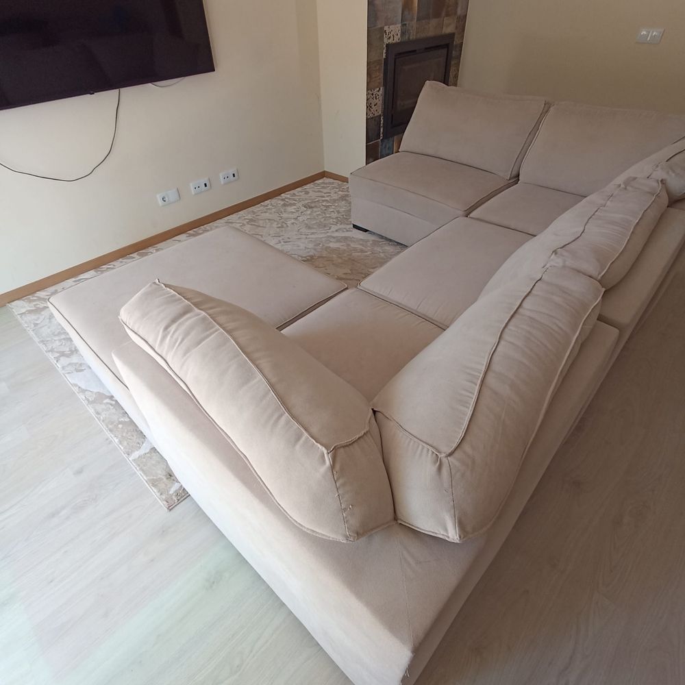 Sofa modular bege