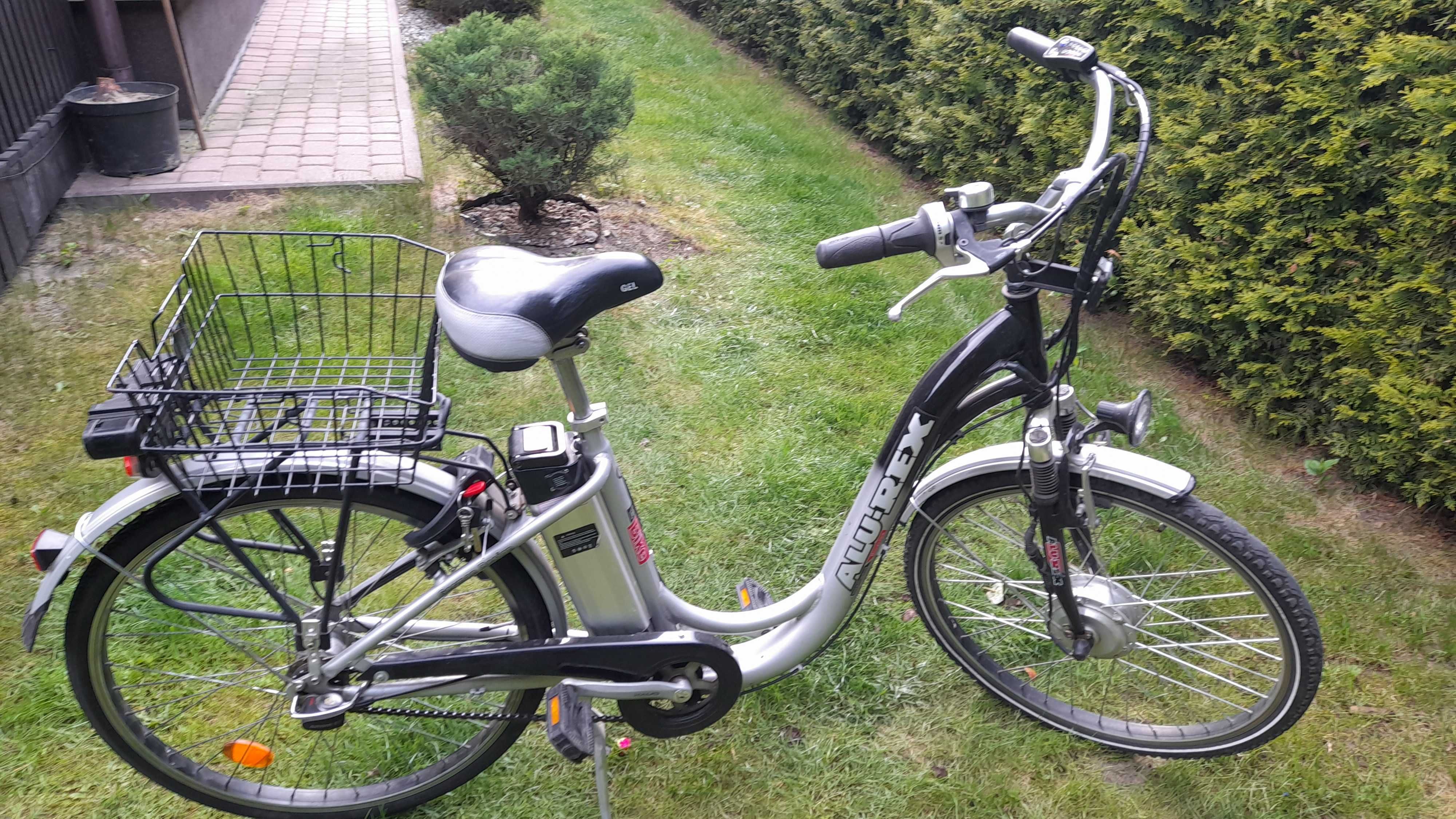 Rower elektryczny Alu Rex w bardzo dobrym stanie.